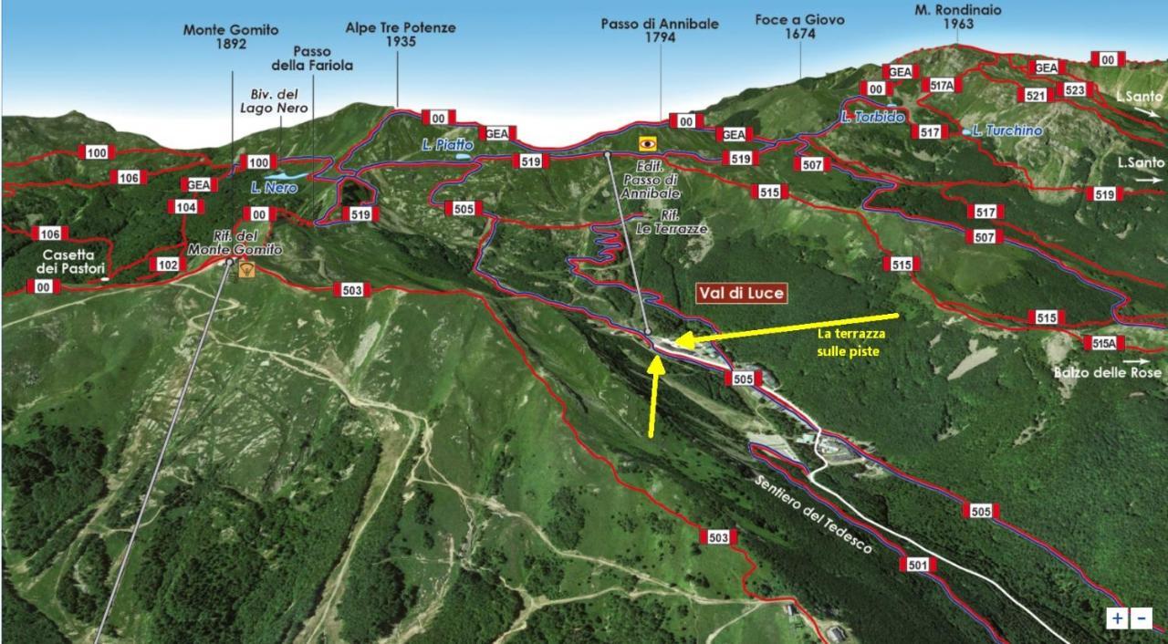 La Terrazza Sulle Piste Val Di Luce - Biancheria Inclusa Abetone Eksteriør bilde